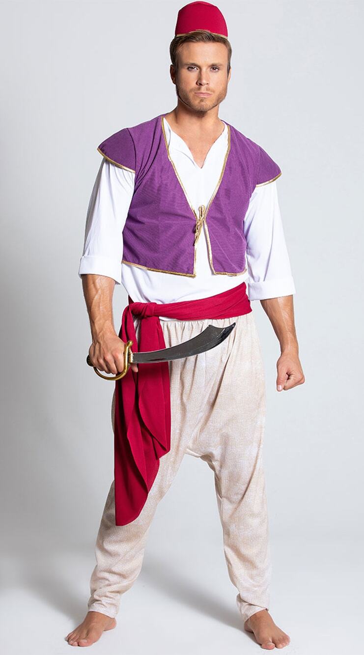 NEW California Costumes Aladdin Arabian Folk Hero Costume Size Large XL